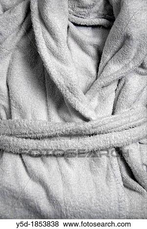 Stock Photo - folded bathrobe. Fotosearch