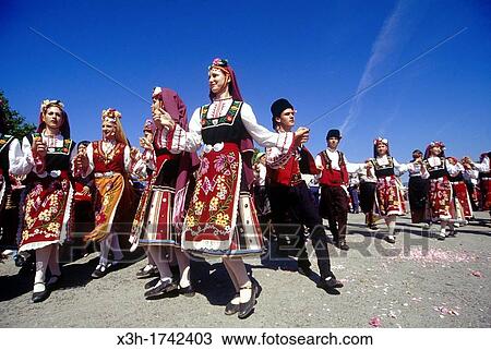 folk dancing during the Rose Festival in the Rose Valley, Kazanlak, Bulgaria, Europe View Large Photo Image Stock Image - folk dancing during the Rose Festival in the Rose Valley, Kazanlak, Bulgaria, Europe. Fotosearch