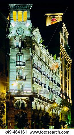 Stock Image - Fontanella street. Barcelona. Catalonia. Spain.. Fotosearch