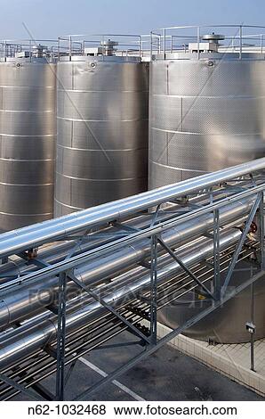Food processing pipeline plant View Large Photo Image Stock Photo - Food processing pipeline plant. Fotosearch