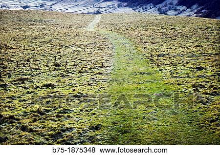 Foot path, UK, England, North Yorkshire, Yorkshire Dales, scenery of the countryside in the winter with frost View Large Photo Image Stock Photo - Foot path, UK, England, North Yorkshire, Yorkshire Dales, scenery of the countryside in the winter with frost. Fotosearch
