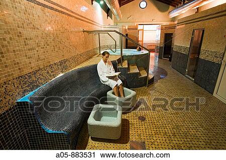 Foot therapy in spa, Lierganes. Pas-Miera, Cantabria, Spain View Large Photo Image Stock Image - Foot therapy in spa, Lierganes. Pas-Miera, Cantabria, Spain. Fotosearch