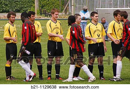 Football match between Aubeterre (in yellow) and La Reunionnaise from Angoul? me, France View Large Photo Image Stock Photo - Football match between Aubeterre (in yellow) and La Reunionnaise from Angoul? me, France. Fotosearch