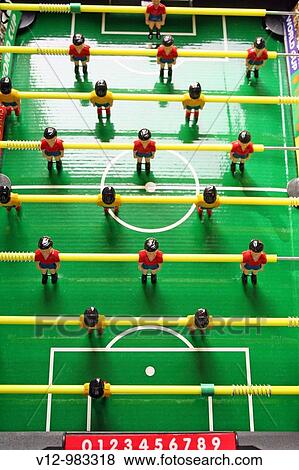 Football soccer table View Large Photo Image Stock Photo - Football soccer table. Fotosearch