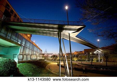 Footbridge over the Parque del Barranco del Alam? n, Guadalajara, Castile-La Mancha, Spain View Large Photo Image Stock Image - Footbridge over the Parque del Barranco del Alam? n, Guadalajara, Castile-La Mancha, Spain. Fotosearch