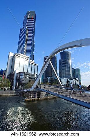 Footbridge over the Yarra towards Southbank View Large Photo Image Stock Image - Footbridge over the Yarra towards Southbank. Fotosearch