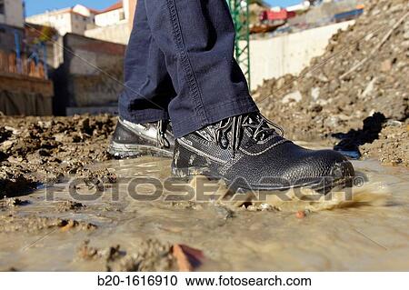 Footwear for professional use, Protective boots, construction worker, Donostia, San Sebastian, Gipuzkoa, Basque Country, Spain View Large Photo Image Stock Image - Footwear for professional use, Protective boots, construction worker, Donostia, San Sebastian, Gipuzkoa, Basque Country, Spain. Fotosearch