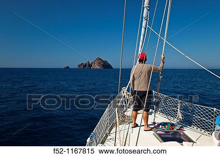 Stock Photography - Foradada islet, Columbretes Islands, Castellon province, Comunidad Valenciana, Spain. Fotosearch