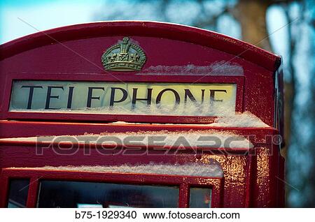foreground of a tipical english Telephone box in London, England, UK View Large Photo Image Stock Image - foreground of a tipical english Telephone box in London, England, UK. Fotosearch