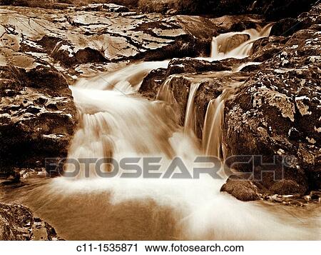 forest and small waterfall in river aira force lake district cumbria england uk View Large Photo Image Stock Image - forest and small waterfall in river aira force lake district cumbria england uk. Fotosearch