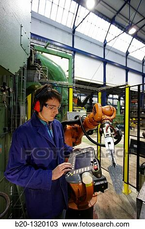 Forging robot, tools manufacturer, Gipuzkoa, Euskadi, Spain View Large Photo Image Stock Image - Forging robot, tools manufacturer, Gipuzkoa, Euskadi, Spain. Fotosearch