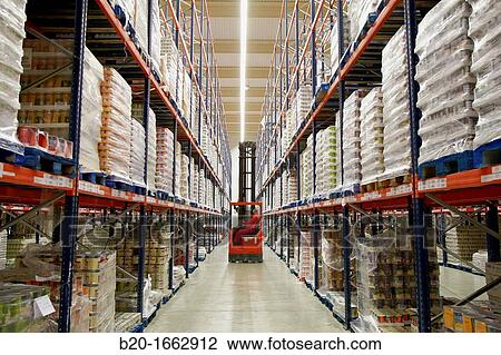 Forklifts, Pallet warehouse, Packaging canned vegetables, Canning Industry, Agri-food, Logistics Center, Grupo Riberebro, Alfaro, La Rioja, Spain View Large Photo Image Stock Image - Forklifts, Pallet warehouse, Packaging canned vegetables, Canning Industry, Agri-food, Logistics Center, Grupo Riberebro, Alfaro, La Rioja, Spain. Fotosearch