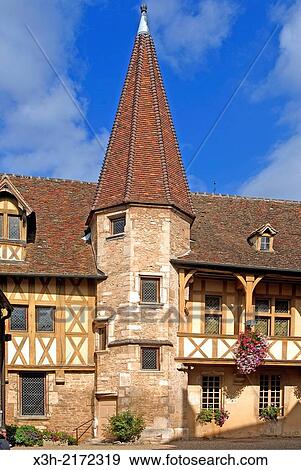 former Palais des Ducs de Bourgogne 14th- 18th century housing the Burgundy Wine Museum, Beaune, Cote-d Or department, Burgundy region, France, Europe. View Large Photo Image Stock Photo - former Palais des Ducs de Bourgogne 14th- 18th century housing the Burgundy Wine Museum, Beaune, Cote-d Or department, Burgundy region, France, Europe.. Fotosearch