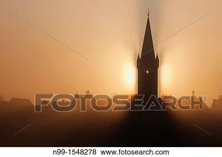 Fortified church of Hannberg in morning fog, near Erlangen, Franconia, Bavaria View Large Photo Image Stock Photo - Fortified church of Hannberg in morning fog, near Erlangen, Franconia, Bavaria. Fotosearch