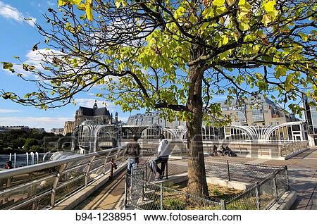 Forum des Halles shopping precinct and church of Saint-Eustache, Paris, France View Large Photo Image Stock Image - Forum des Halles shopping precinct and church of Saint-Eustache, Paris, France. Fotosearch