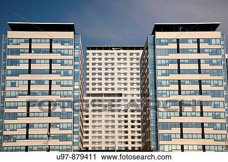 Forum's Area Financial Buildings, Barcelona, Spain View Large Photo Image Stock Image - Forum's Area Financial Buildings, Barcelona, Spain. Fotosearch