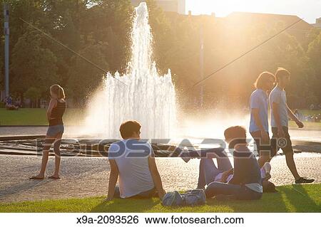 Fountain in Lustgarten Park, Berlin, Germany. View Large Photo Image Stock Photograph - Fountain in Lustgarten Park, Berlin, Germany.. Fotosearch
