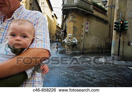 Fountain in Piazza de Frescobaldi. Florence. Tuscany. Italy. View Large Photo Image Stock Photograph - Fountain in Piazza de Frescobaldi. Florence. Tuscany. Italy.. Fotosearch
