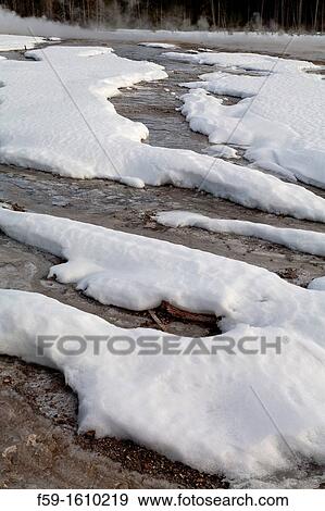 Fountain Paint Pots Area, Winter, Yellowstone NP, WY View Large Photo Image Stock Photo - Fountain Paint Pots Area, Winter, Yellowstone NP, WY. Fotosearch