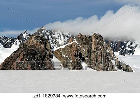 Fox glacier national park on the west coast of the south Island of New Zealand View Large Photo Image Picture - Fox glacier national park on the west coast of the south Island of New Zealand. Fotosearch