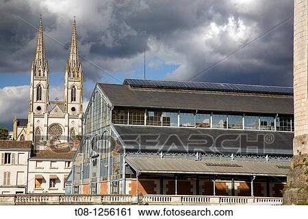 France, 79, niort: halls and arrows church notre dame View Large Photo Image Stock Image - France, 79, niort: halls and arrows church notre dame. Fotosearch