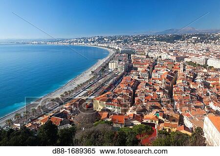 France, Alpes Maritimes, Nice from the mount Boron View Large Photo Image Stock Photography - France, Alpes Maritimes, Nice from the mount Boron. Fotosearch