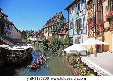 France, Alsace, Colmar, Petite Venice View Large Photo Image Stock Photograph - France, Alsace, Colmar, Petite Venice. Fotosearch
