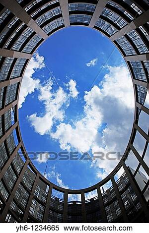 France Alsace Strasbourg European Parliament Building View Large Photo Image Stock Photography - France Alsace Strasbourg European Parliament Building. Fotosearch