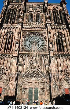 France, Alsace, Strasbourg, Notre-Dame Cathedral, View Large Photo Image Picture - France, Alsace, Strasbourg, Notre-Dame Cathedral,. Fotosearch