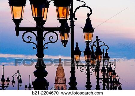 France-Aquitaine-Gironde- lights of the "Pont de pierre" bridge and the Bastide church, at Bordeaux. View Large Photo Image Stock Image - France-Aquitaine-Gironde- lights of the "Pont de pierre" bridge and the Bastide church, at Bordeaux.. Fotosearch