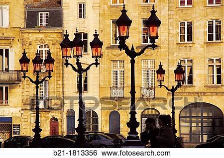 France, Aquitaine, Gironde, Place Saint Michel, at Bordeaux. View Large Photo Image Stock Photograph - France, Aquitaine, Gironde, Place Saint Michel, at Bordeaux.. Fotosearch
