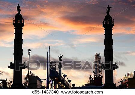 France, Aquitaine Region, Gironde Department, Bordeaux, Esplanade des Quinconces and carnival, sunset View Large Photo Image Stock Image - France, Aquitaine Region, Gironde Department, Bordeaux, Esplanade des Quinconces and carnival, sunset. Fotosearch