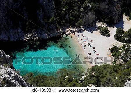 France Bouches Du Rhone Cassis Calanques Of En Vau Beach