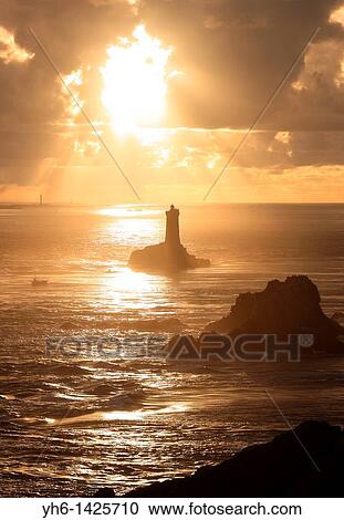 Stock Image - France, Brittany, Finistere, Cornouaille, Pointe du Raz. Fotosearch
