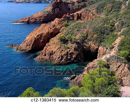 Stock Photography - France, Cote Esterel. Fotosearch
