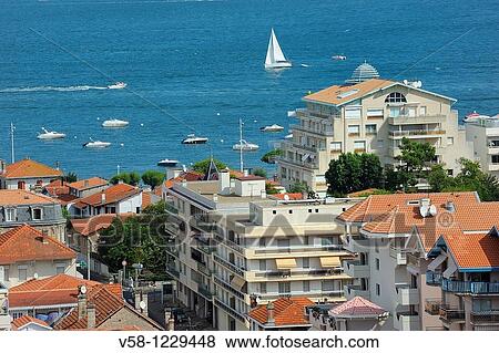 France, Gironde, Arcachon View Large Photo Image Stock Photo - France, Gironde, Arcachon. Fotosearch