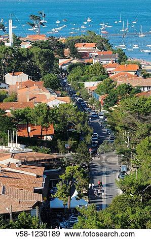 Stock Photo - France, Gironde, Bassin d? Arcachon, Cap Ferret. Fotosearch