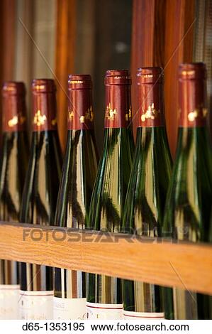 France, Haut-Rhin, Alsace Region, Alasatian Wine Route, Kaysersberg, wine bottles View Large Photo Image Stock Photography - France, Haut-Rhin, Alsace Region, Alasatian Wine Route, Kaysersberg, wine bottles. Fotosearch