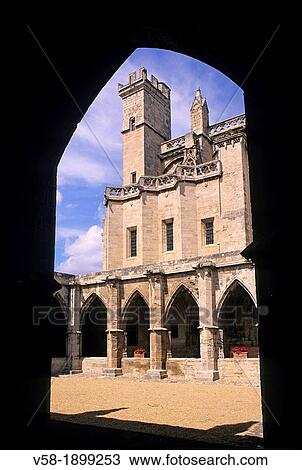 France, Herault, Beziers, St Nazaire Cathedral, The cloister View Large Photo Image Stock Image - France, Herault, Beziers, St Nazaire Cathedral, The cloister. Fotosearch
