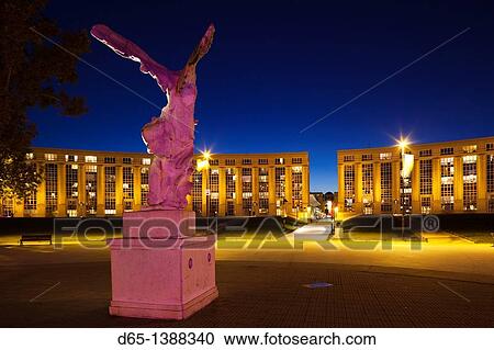 France, Languedoc-Roussillon, Herault Department, Montpellier, Esplanade de l? Europe, dusk View Large Photo Image Stock Image - France, Languedoc-Roussillon, Herault Department, Montpellier, Esplanade de l? Europe, dusk. Fotosearch