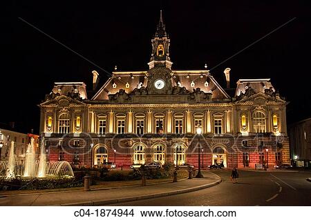 France, Loira, Tours, Town hall. View Large Photo Image Picture - France, Loira, Tours, Town hall.. Fotosearch