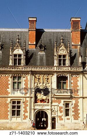France, Loire Valley, Blois, Chateau, castle, Louis XII Wing, View Large Photo Image Stock Image - France, Loire Valley, Blois, Chateau, castle, Louis XII Wing,. Fotosearch