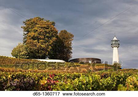 France, Marne, Champagne Ardenne, Verzenay, Musee de la Vigne, lighthouse View Large Photo Image Stock Photo - France, Marne, Champagne Ardenne, Verzenay, Musee de la Vigne, lighthouse. Fotosearch