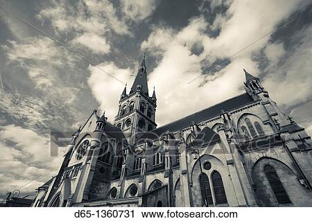 France, Marne, Champagne Region, Epernay, Notre Dame church View Large Photo Image Stock Image - France, Marne, Champagne Region, Epernay, Notre Dame church. Fotosearch