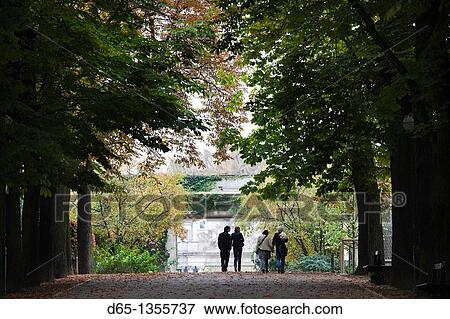 Stock Photo - France, Meurthe-et-Moselle, Lorraine Region, Nancy, Parc de la Pepiniere, autumn. Fotosearch