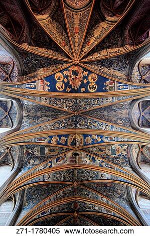 France, Midi-Pyr? n? es, Albi, Cath? drale Ste-C? cile, cathedral, interior, View Large Photo Image Stock Photography - France, Midi-Pyr? n? es, Albi, Cath? drale Ste-C? cile, cathedral, interior,. Fotosearch
