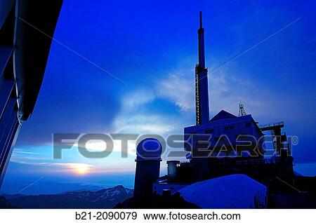 France. Midi Pyr? nn? es. Hautes-Pyr? n? es. Pic du Midi de Bigorre. Pic du Midi Observatory View Large Photo Image Stock Photo - France. Midi Pyr? nn? es. Hautes-Pyr? n? es. Pic du Midi de Bigorre. Pic du Midi Observatory. Fotosearch