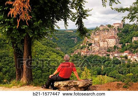 France-Midi Pyr? nn? es-Lot- Pilgrimage way to Santiago de Compostela- Rocamadour Rocamador in Occitan is a commune in the Lot department in south-western France View Large Photo Image Stock Photo - France-Midi Pyr? nn? es-Lot- Pilgrimage way to Santiago de Compostela- Rocamadour Rocamador in Occitan is a commune in the Lot department in south-western France. Fotosearch