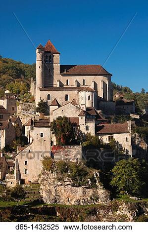 France, Midi-Pyrenees Region, Lot Department, St-Cirq-Lapopie, town and 15th century church View Large Photo Image Stock Photography - France, Midi-Pyrenees Region, Lot Department, St-Cirq-Lapopie, town and 15th century church. Fotosearch