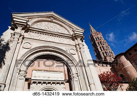 France, Midi-Pyrenees Region, Haute-Garonne Department, Toulouse, Basilique St-Sernin basilica View Large Photo Image Stock Photo - France, Midi-Pyrenees Region, Haute-Garonne Department, Toulouse, Basilique St-Sernin basilica. Fotosearch
